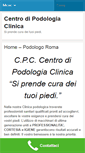 Mobile Screenshot of centrodipodologiaclinica.com
